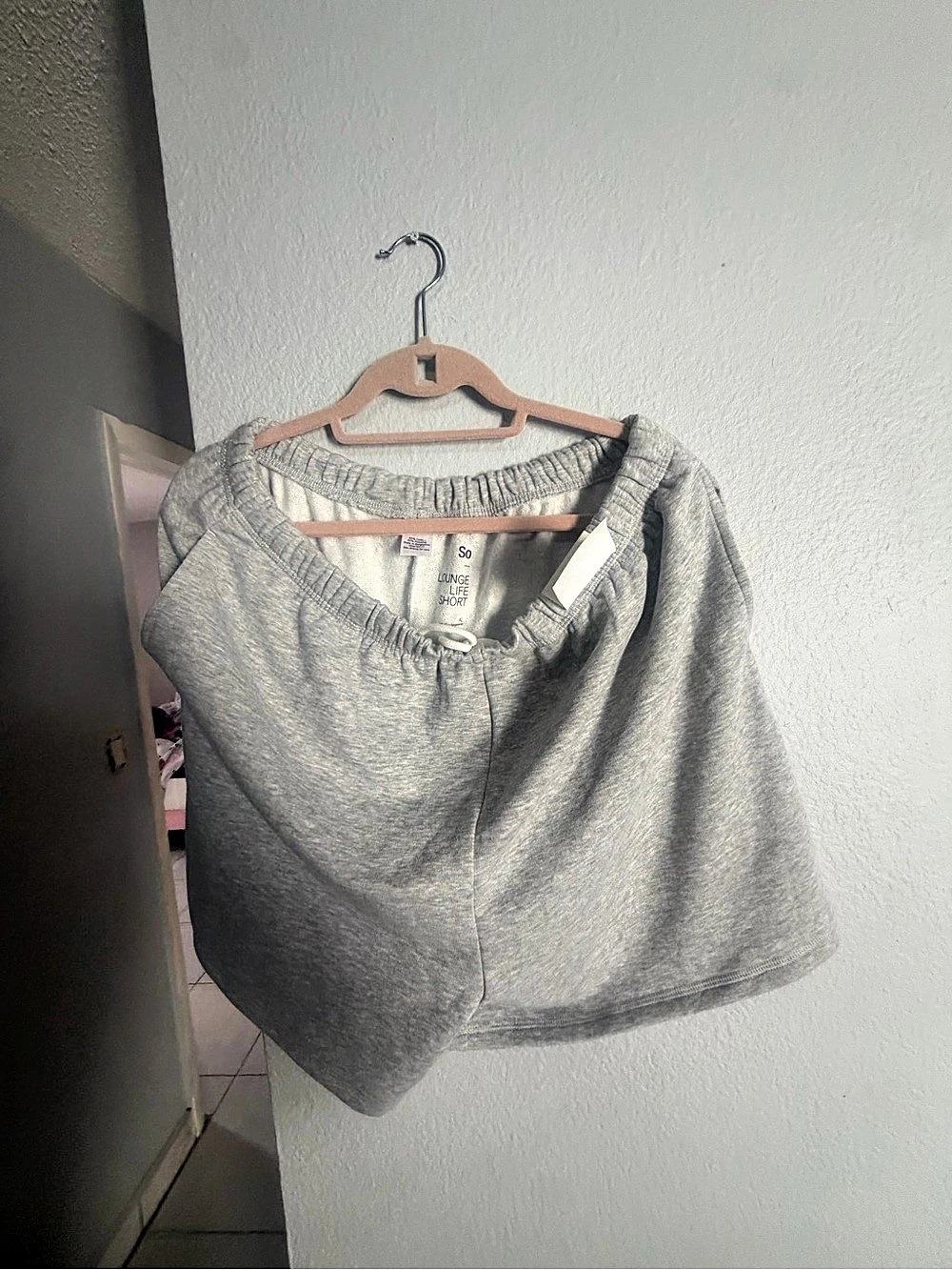 So Lounge Life Short Lounge Shorts in Gray Size Small Like New